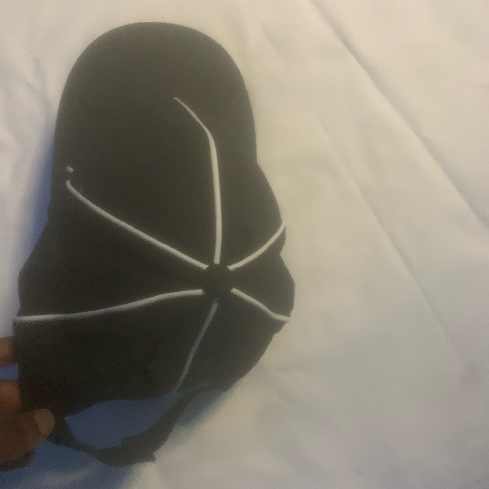 Striped referee hat